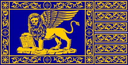 Winged lion banner